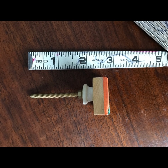 Drawer or Cabinet Drawer Pull / Inlaid Wood Stripe - Picture 2 of 5